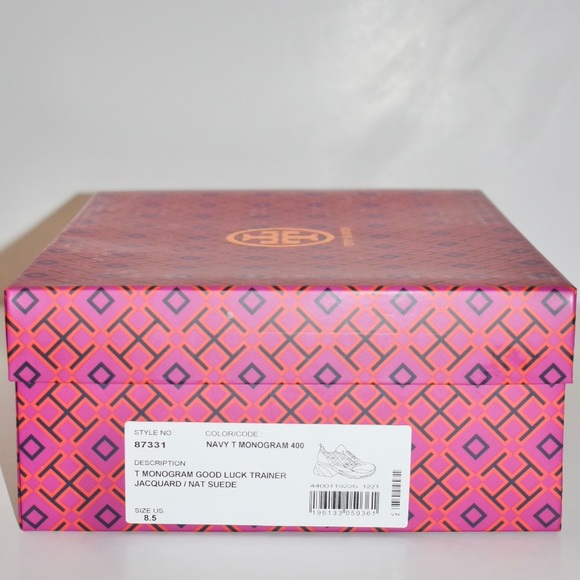 NEW TORY BURCH T MONOGRAM GOOD LUCK TRAINER - Picture 11 of 11